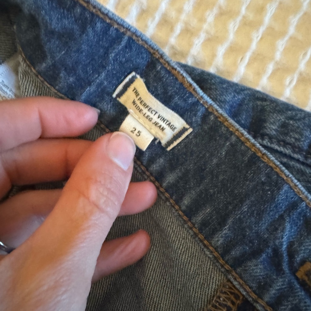 Madewell perfect vintage wide leg jean - Picture 4 of 5